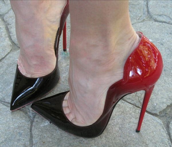 high heels shoes 2018 women red bottom pumps pointed toe women leather shoes chaussure escarpins, Black
high heels shoes 2018 women red bottom pumps pointed toe women leather shoes chaussure escarpins, Black