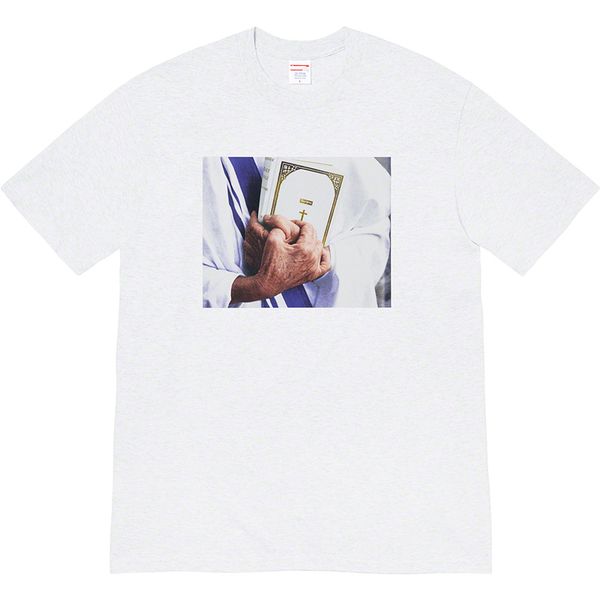 19fw week7 fall bible tee bible cross hands prayer printed short sleeve t-shirt, Red
19fw week7 fall bible tee bible cross hands prayer printed short sleeve t-shirt, Red