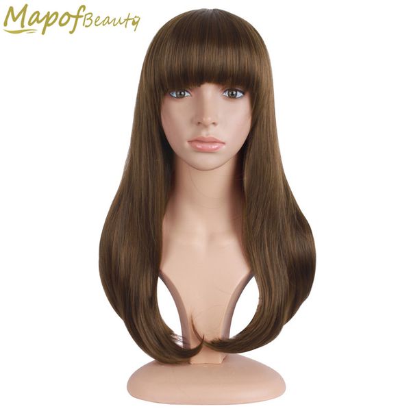 mapofbeauty 20" long straight wigs for women natural brown black pink wig heat resistant synthetic hair pieces bangs cosplay wig
mapofbeauty 20" long straight wigs for women natural brown black pink wig heat resistant synthetic hair pieces bangs cosplay wig