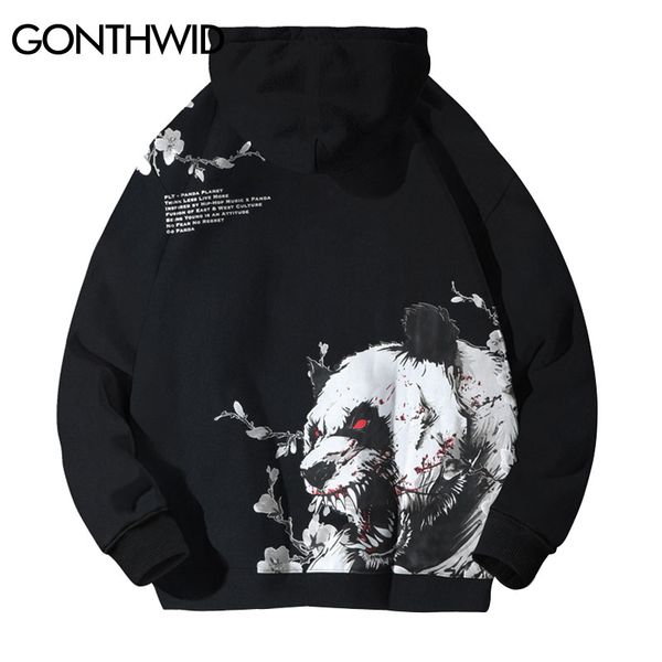 gonthwid angry panda flowers print hooded sweatshirts pullover hoodies streetwear men 2019 harajuku hip hop fashion casual, Black
gonthwid angry panda flowers print hooded sweatshirts pullover hoodies streetwear men 2019 harajuku hip hop fashion casual, Black