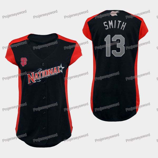 Womens San Francisco 13 Will Smith National League Giants Jersey Will Smith 100% Stitched Custom Allstar Baseball Jerseys Navy 
Womens San Francisco 13 Will Smith National League Giants Jersey Will Smith 100% Stitched Custom Allstar Baseball Jerseys Navy