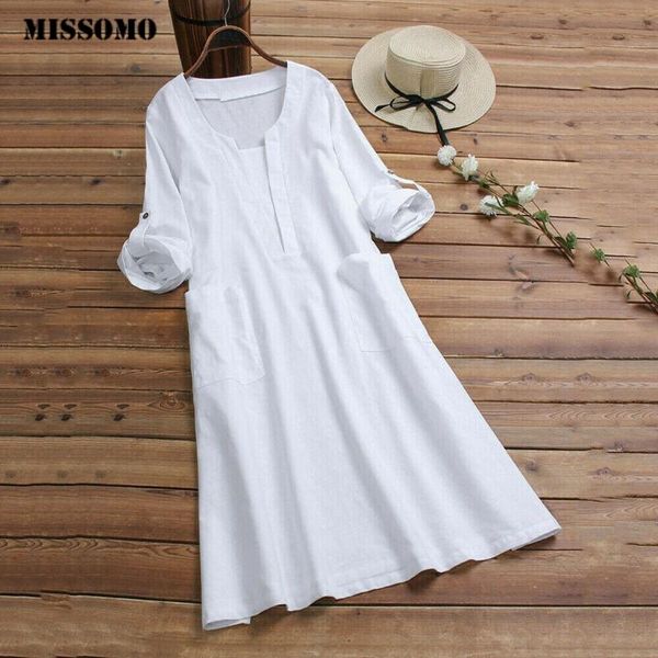 missomo women casual solid v-neck long sleeve a-line pockets cotton blouse dress, Black;gray
missomo women casual solid v-neck long sleeve a-line pockets cotton blouse dress, Black;gray