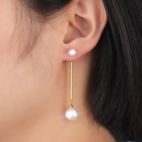 vnox long drop earrings for women imitation pearls stainless steel not allergic brand jewelry gold color dangle earing, Golden
vnox long drop earrings for women imitation pearls stainless steel not allergic brand jewelry gold color dangle earing, Golden