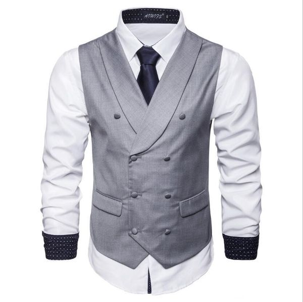 models autumn new men's solid color vest business casual vest british fashion fit for man vest business party, Black;white
models autumn new men's solid color vest business casual vest british fashion fit for man vest business party, Black;white