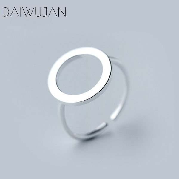 daiwujan real 925 sterling silver hollow round adjustable open rings minimalist jewelry for women girl party accessories, Golden;silver
daiwujan real 925 sterling silver hollow round adjustable open rings minimalist jewelry for women girl party accessories, Golden;silver
