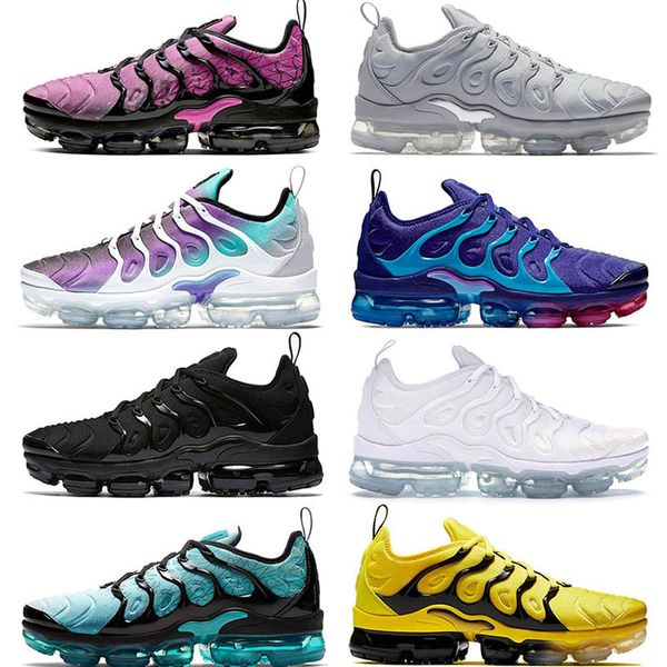2020 new brand tn plus trainers cushions running shoes for men women triple black white hornets cool grey grape fashion mens sneakers
2020 new brand tn plus trainers cushions running shoes for men women triple black white hornets cool grey grape fashion mens sneakers
