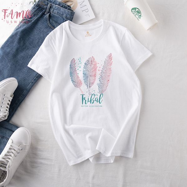 женщины с коротким рукавом хлопчатобумажные футболки белые черные верхние тройники женские свободные весенние летние любители футболка femme, White 
женщины с коротким рукавом хлопчатобумажные футболки белые черные верхние тройники женские свободные весенние летние любители футболка femme, White