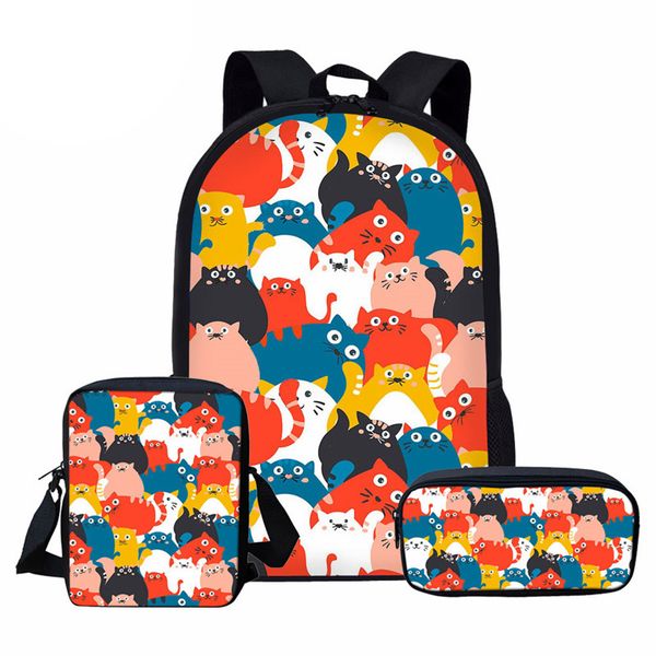 noisydesigns cartoon cat prints school bag set for girls cute book bag primary students schoolbag kids backpack teenager girls
noisydesigns cartoon cat prints school bag set for girls cute book bag primary students schoolbag kids backpack teenager girls