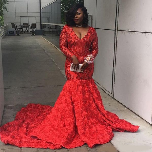 plus size special occasion dresses red mermaid plus size evening dresses plunging v neck long sleeves 3d flowers formal dress, Black;red
plus size special occasion dresses red mermaid plus size evening dresses plunging v neck long sleeves 3d flowers formal dress, Black;red