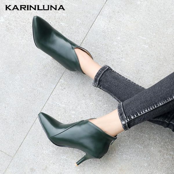 karin 2020 plus size 48 women boots thin heels pointed toe platform zip spring/autumn women shoes, Black
karin 2020 plus size 48 women boots thin heels pointed toe platform zip spring/autumn women shoes, Black