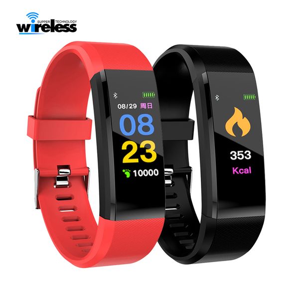 Smart Bracelet ID115 Plus Sport Bluetooth Wristband Heart Rate Blood Pressure Monitor Watch Activity Fitness Tracker Smart Band
Smart Bracelet ID115 Plus Sport Bluetooth Wristband Heart Rate Blood Pressure Monitor Watch Activity Fitness Tracker Smart Band