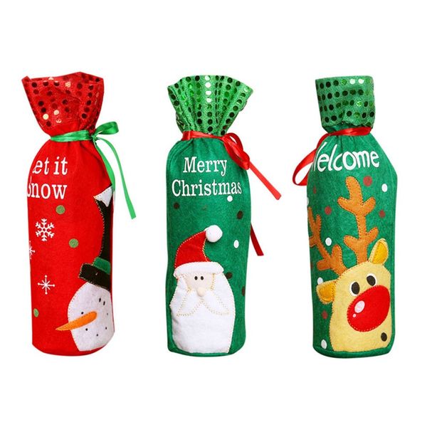 santa claus wine cover holiday christmas wine bottle holiday bottle wrapping clothes christmas decoration dress supplies
santa claus wine cover holiday christmas wine bottle holiday bottle wrapping clothes christmas decoration dress supplies