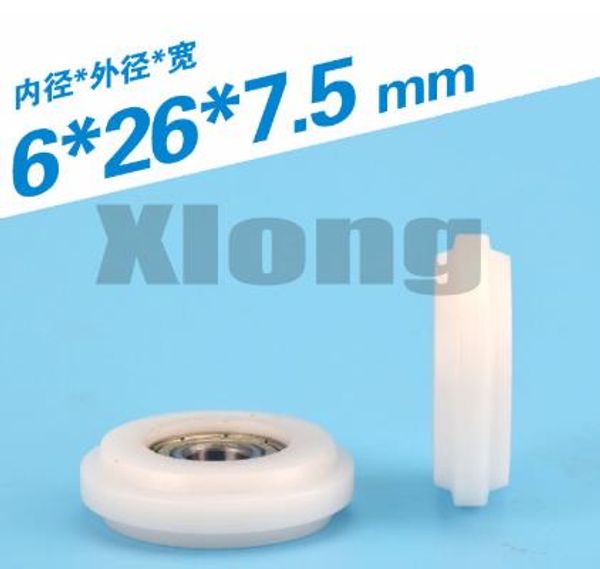 10pcs 6 * 26 * 7.5mm pulley bearing nylon coated plastic injection convex convex y-shaped groove small wheels
10pcs 6 * 26 * 7.5mm pulley bearing nylon coated plastic injection convex convex y-shaped groove small wheels