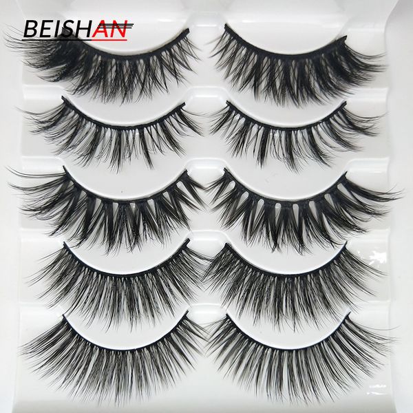 3d mixed fake eyelashes 5 pairs 3d handmade mink eyelashes individual natural false beauty makeup reusable lashes
3d mixed fake eyelashes 5 pairs 3d handmade mink eyelashes individual natural false beauty makeup reusable lashes