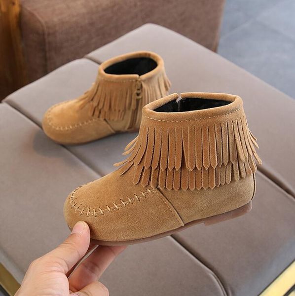 2019 winter fashion girl warm boot children red ankle boot child pu leather tassels shoes eu 21- 30, Black;grey
2019 winter fashion girl warm boot children red ankle boot child pu leather tassels shoes eu 21- 30, Black;grey