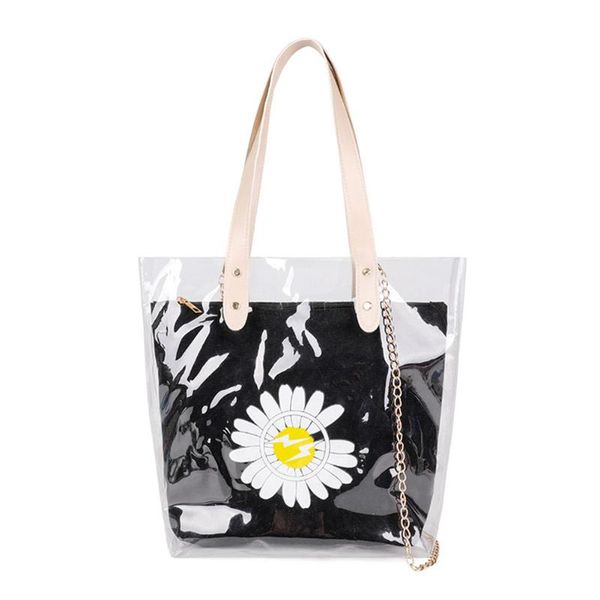 2pcs/set daisy pvc transparent shoulder bags for women pu leather totes handbags ladies girls summer travel simple clutch pouch
2pcs/set daisy pvc transparent shoulder bags for women pu leather totes handbags ladies girls summer travel simple clutch pouch