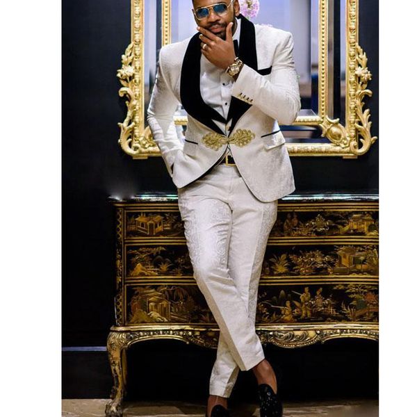 white 3 pieces custom mens wedding suits jacket+pants+vest groom suits tuxedo groomsmen suits wedding tuxedo for men with shawl lapel, Black;gray
white 3 pieces custom mens wedding suits jacket+pants+vest groom suits tuxedo groomsmen suits wedding tuxedo for men with shawl lapel, Black;gray