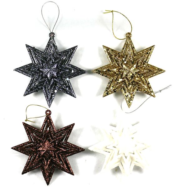 1pc plastic christmas snowflake decoration gift christmas tree pendant 3"inches (random color) as shown
1pc plastic christmas snowflake decoration gift christmas tree pendant 3"inches (random color) as shown