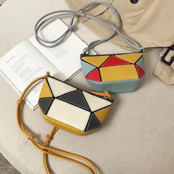 new fashion shoulder bags pu geometric hit color crossbody leather zip small shoulder pack travel for women decoration 
new fashion shoulder bags pu geometric hit color crossbody leather zip small shoulder pack travel for women decoration
