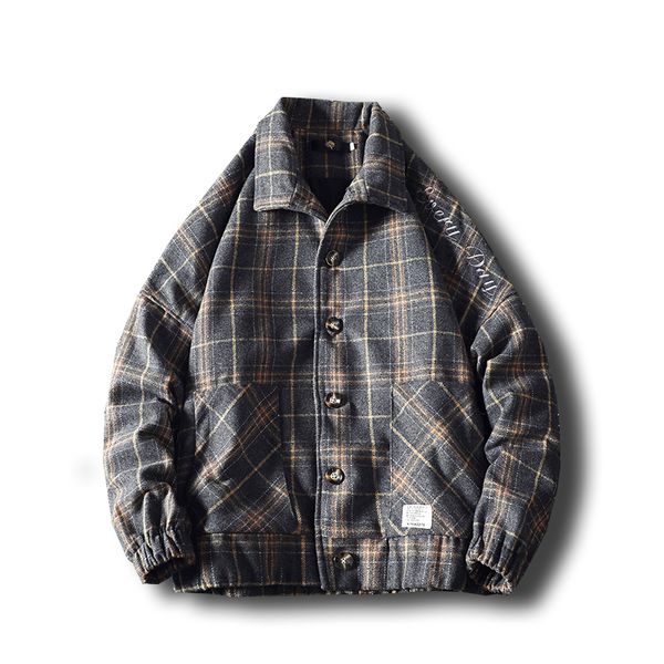 woollen plaid jacket men coat clothes streetwear bomber jacket men hip hop winter coat 5xl 2020 autumn new, Black;brown
woollen plaid jacket men coat clothes streetwear bomber jacket men hip hop winter coat 5xl 2020 autumn new, Black;brown