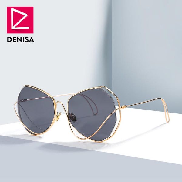denisa fashion brand vintage steampunk sunglasses for men retro gray irregular sun glasses girls uv400 gafas de sol mujer g22079, White;black
denisa fashion brand vintage steampunk sunglasses for men retro gray irregular sun glasses girls uv400 gafas de sol mujer g22079, White;black