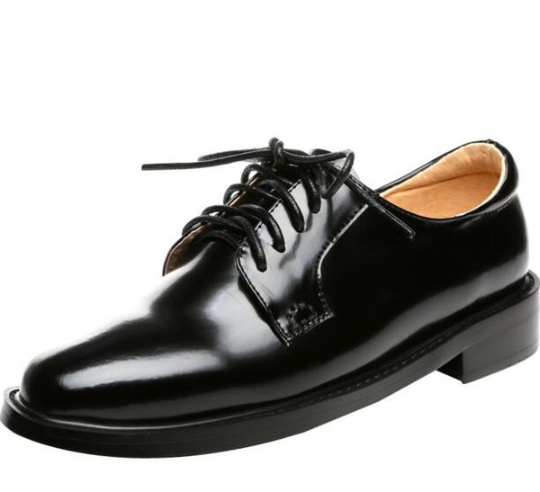 Small leather shoes female British wind 2019 new work casual black sponge cake wild flat shoes
Small leather shoes female British wind 2019 new work casual black sponge cake wild flat shoes