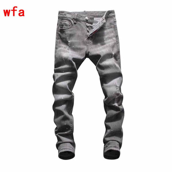 f.n.jack jeans men fashion skinny jeans men casual ripped men's pants moto biker slim button denim, Blue
f.n.jack jeans men fashion skinny jeans men casual ripped men's pants moto biker slim button denim, Blue