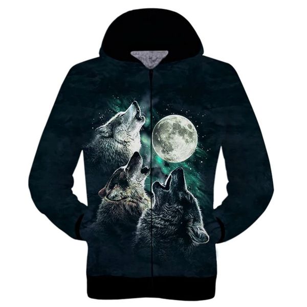 galaxy space men hoodie wolf moon 3d printing sweatshirt fashion autumn winter hooded zipper pullovers cool male outerwear coats, Black
galaxy space men hoodie wolf moon 3d printing sweatshirt fashion autumn winter hooded zipper pullovers cool male outerwear coats, Black