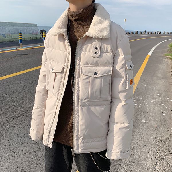 parka men coats winter jacket men thicken warm berber fleece collar outwear coat clothing casual pocket coat, Black
parka men coats winter jacket men thicken warm berber fleece collar outwear coat clothing casual pocket coat, Black