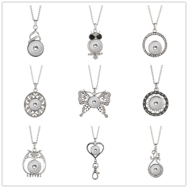 fashion charm 10pcs/lot snap button pendant necklace diy jewelry with stainless steel chain 18mm ginger noosa fit women men gifts, Silver
fashion charm 10pcs/lot snap button pendant necklace diy jewelry with stainless steel chain 18mm ginger noosa fit women men gifts, Silver