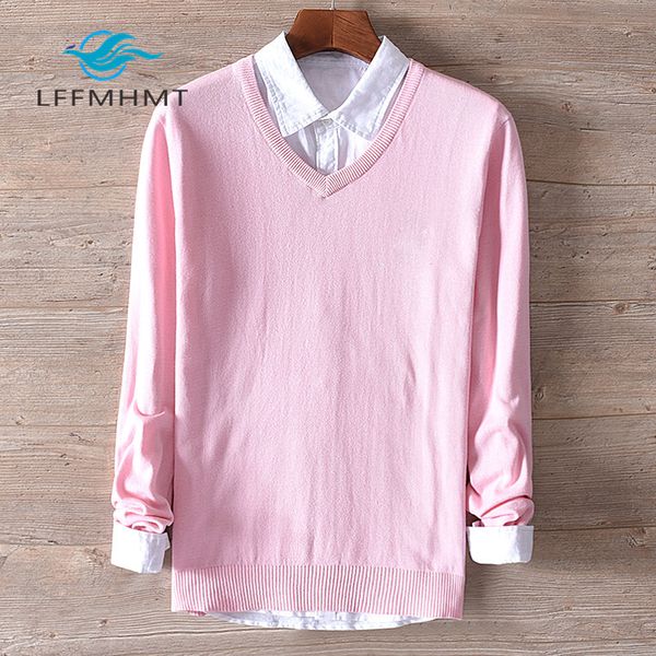 men spring autumn fashion korea style solid color chicken heart v-neck cotton sweater male casual thin pullover knitted sweaters, White;black
men spring autumn fashion korea style solid color chicken heart v-neck cotton sweater male casual thin pullover knitted sweaters, White;black