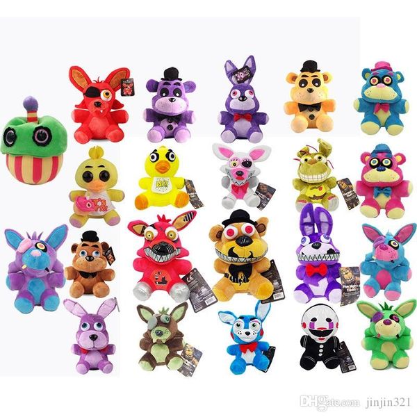 five nights at freddy's plush toys 6 styles teddy bear stuffed animals pp cotton cartoon five nights midnight dolls kids collection toy
five nights at freddy's plush toys 6 styles teddy bear stuffed animals pp cotton cartoon five nights midnight dolls kids collection toy