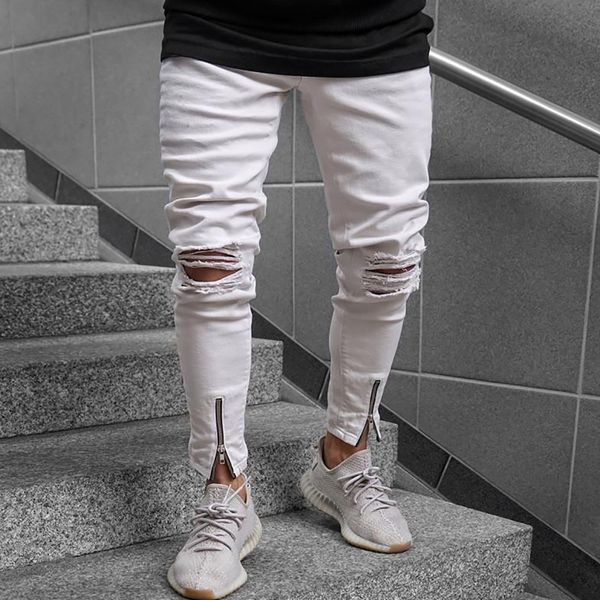 jeans men mid waist button zipper hole ripped jeans for men fashion summer skinny white male denim calça masculina d40, Blue
jeans men mid waist button zipper hole ripped jeans for men fashion summer skinny white male denim calça masculina d40, Blue