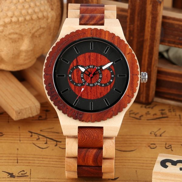 three circles connected geometric luxury maple wood watch mens watch full wood bangle clock quartz wristwatches erkek kol saati, Slivery;brown
three circles connected geometric luxury maple wood watch mens watch full wood bangle clock quartz wristwatches erkek kol saati, Slivery;brown