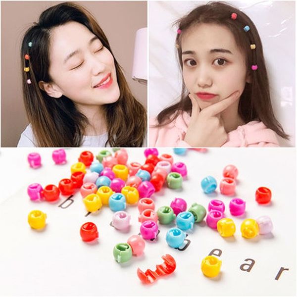 20pcs hair pins for kids colored small sugar beans grab clip round braided hair clip side baby girl gifts, Golden;white 
20pcs hair pins for kids colored small sugar beans grab clip round braided hair clip side baby girl gifts, Golden;white