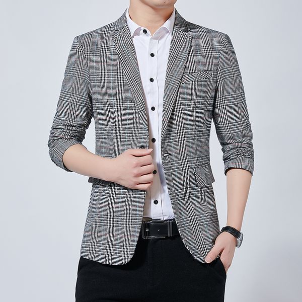 men blazers casual plus size single-breasted small suit male fashion party dress coat new arrival khaki gray dark green, White;black
men blazers casual plus size single-breasted small suit male fashion party dress coat new arrival khaki gray dark green, White;black