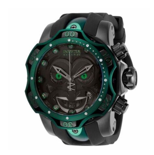 invicta reserve model - 30064 dc comics joker venom limited edition swiss quartz chronograp silicone belt quartz watch, Slivery;brown
invicta reserve model - 30064 dc comics joker venom limited edition swiss quartz chronograp silicone belt quartz watch, Slivery;brown