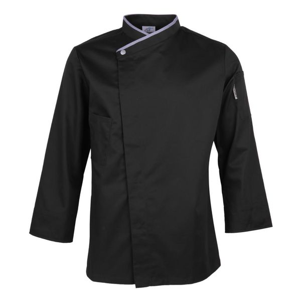 chef jackets coat long sleeves shirt kitchen uniform workwear, Black;white
chef jackets coat long sleeves shirt kitchen uniform workwear, Black;white