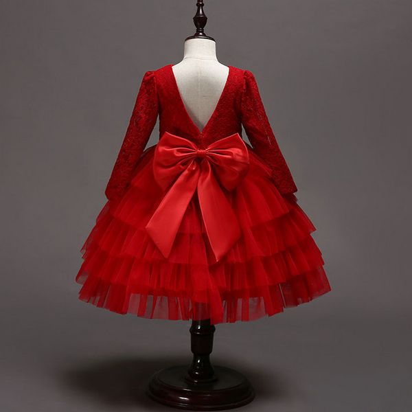 retail girls long sleeve lace flower princess dresses for kids designer back open ruffle dress halloween christmas cosplay clothing 50% off, Red;yellow
retail girls long sleeve lace flower princess dresses for kids designer back open ruffle dress halloween christmas cosplay clothing 50% off, Red;yellow