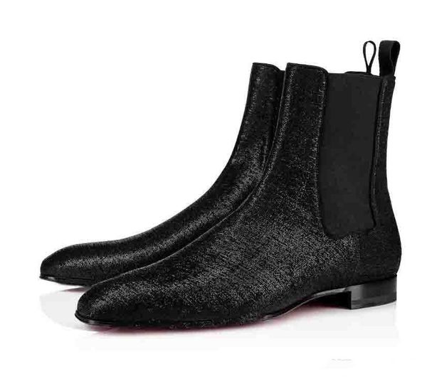 gentleman wedding boots red bottom designer men's shoes roadie orlato flat middle shoes casual ,super perfect ankle boot for men leopar, Black
gentleman wedding boots red bottom designer men's shoes roadie orlato flat middle shoes casual ,super perfect ankle boot for men leopar, Black