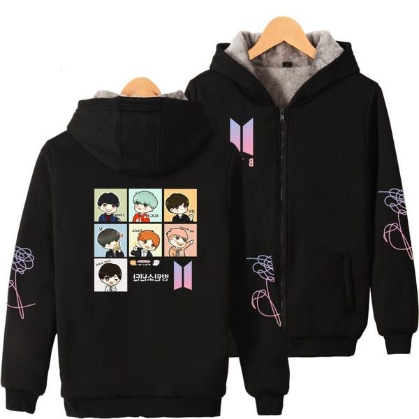 juvenile bulletproof bts shirt group periphery aggregate coltsfoot pretend plus velvet thickening zipper sweater hoodies t shirts, Black
juvenile bulletproof bts shirt group periphery aggregate coltsfoot pretend plus velvet thickening zipper sweater hoodies t shirts, Black