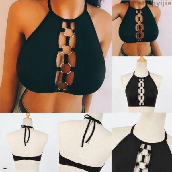 push up soild halter clothes tank new women casual crop fashion ladies hollow out clothing, White
push up soild halter clothes tank new women casual crop fashion ladies hollow out clothing, White