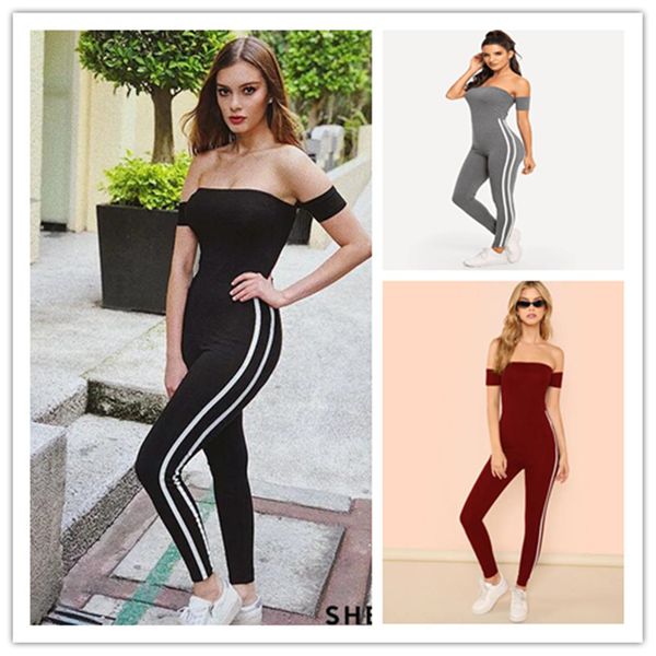 womens designer tight v-neck long sleeve striped jumpsuit shorts jumpsuit lii5, Black;white
womens designer tight v-neck long sleeve striped jumpsuit shorts jumpsuit lii5, Black;white