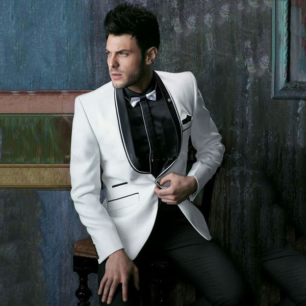 italy custom men suits slim fit white groom wedding tuxedo two piece black shawl lapel terno masculino man blazer classic groomsmen outfits, Black;gray
italy custom men suits slim fit white groom wedding tuxedo two piece black shawl lapel terno masculino man blazer classic groomsmen outfits, Black;gray
