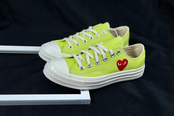 all-stars 70s ox hi cdg play canvas shoes with box bright blue green pink casual sneakers store us3-us10, Black
all-stars 70s ox hi cdg play canvas shoes with box bright blue green pink casual sneakers store us3-us10, Black