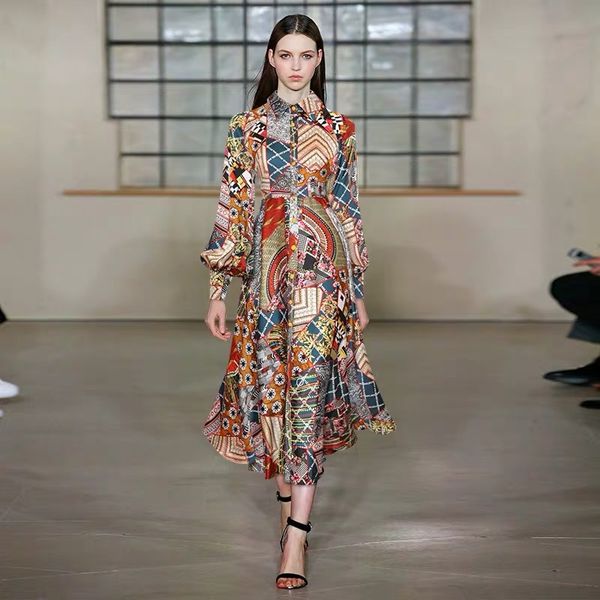 red roosarosee designer women spring summer 2020 lapel single breasted lantern long sleeve retro print irregular dress vestidos, Black;gray
red roosarosee designer women spring summer 2020 lapel single breasted lantern long sleeve retro print irregular dress vestidos, Black;gray