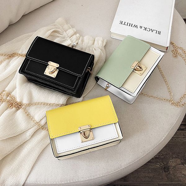 south korea collision color insert lock small square bag 2020 summer new one-shoulder oblique cross-border bag ladies
south korea collision color insert lock small square bag 2020 summer new one-shoulder oblique cross-border bag ladies