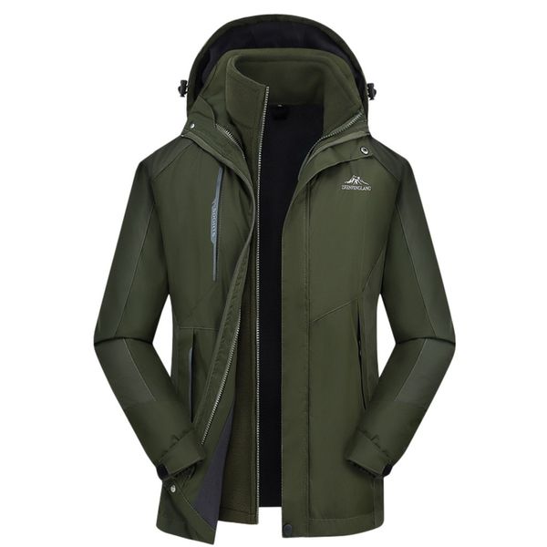 men's jackets winter solid hooded windproof jacket warm breathable two-piece set coat sport outdoor hat detachable coat l30926, Black;brown
men's jackets winter solid hooded windproof jacket warm breathable two-piece set coat sport outdoor hat detachable coat l30926, Black;brown