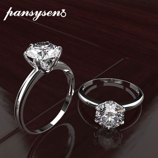 pansysen brand engagement rings for women 100% real silver 925 jewelry created moissanite gemstone ring fine jewelry gifts, Golden;silver
pansysen brand engagement rings for women 100% real silver 925 jewelry created moissanite gemstone ring fine jewelry gifts, Golden;silver