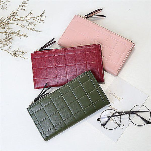women men aluminum leather id credit card rfid protector holder purse wallet new, Red;black
women men aluminum leather id credit card rfid protector holder purse wallet new, Red;black
